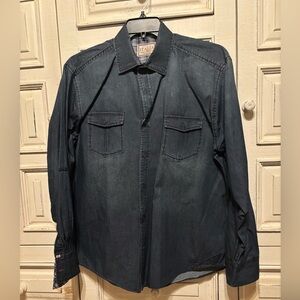 Italia Mens Button Up Shirt